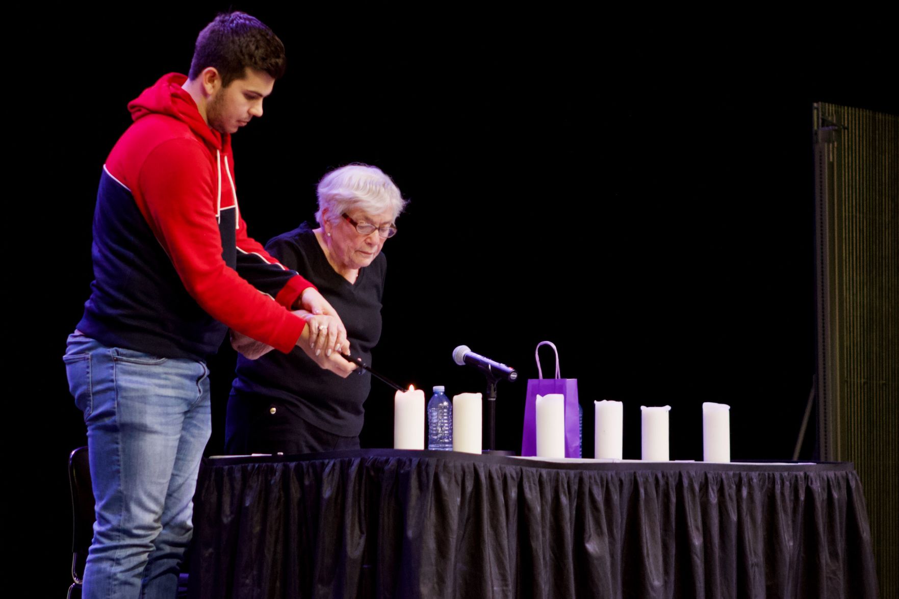 Holocaust remembrance ceremony, Jan 2020, 1